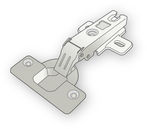 Standard hinge without spring